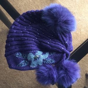 Purple hat